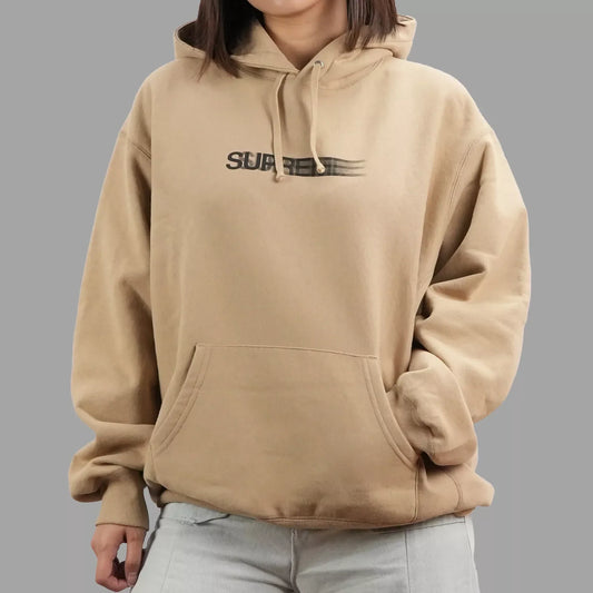 Supreme Motion Logo Hoodie Dark Tan