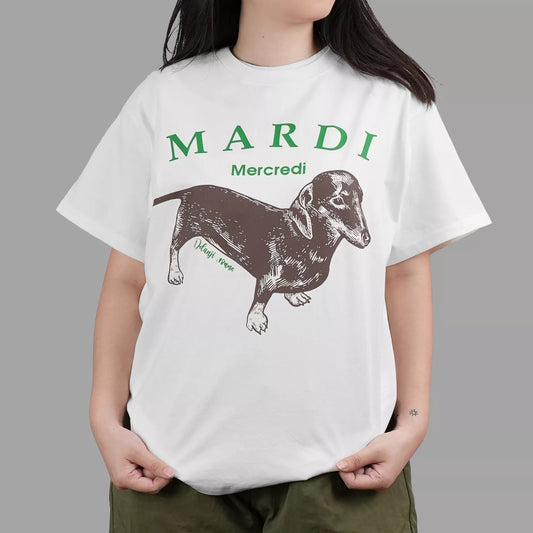 MARDI MERCREDI DDANJI IVORY TEE