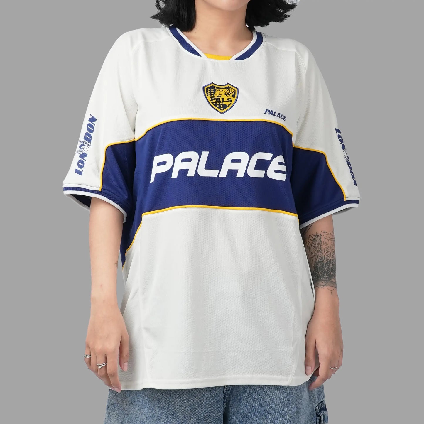 Palace Palamat White Navy Jersey