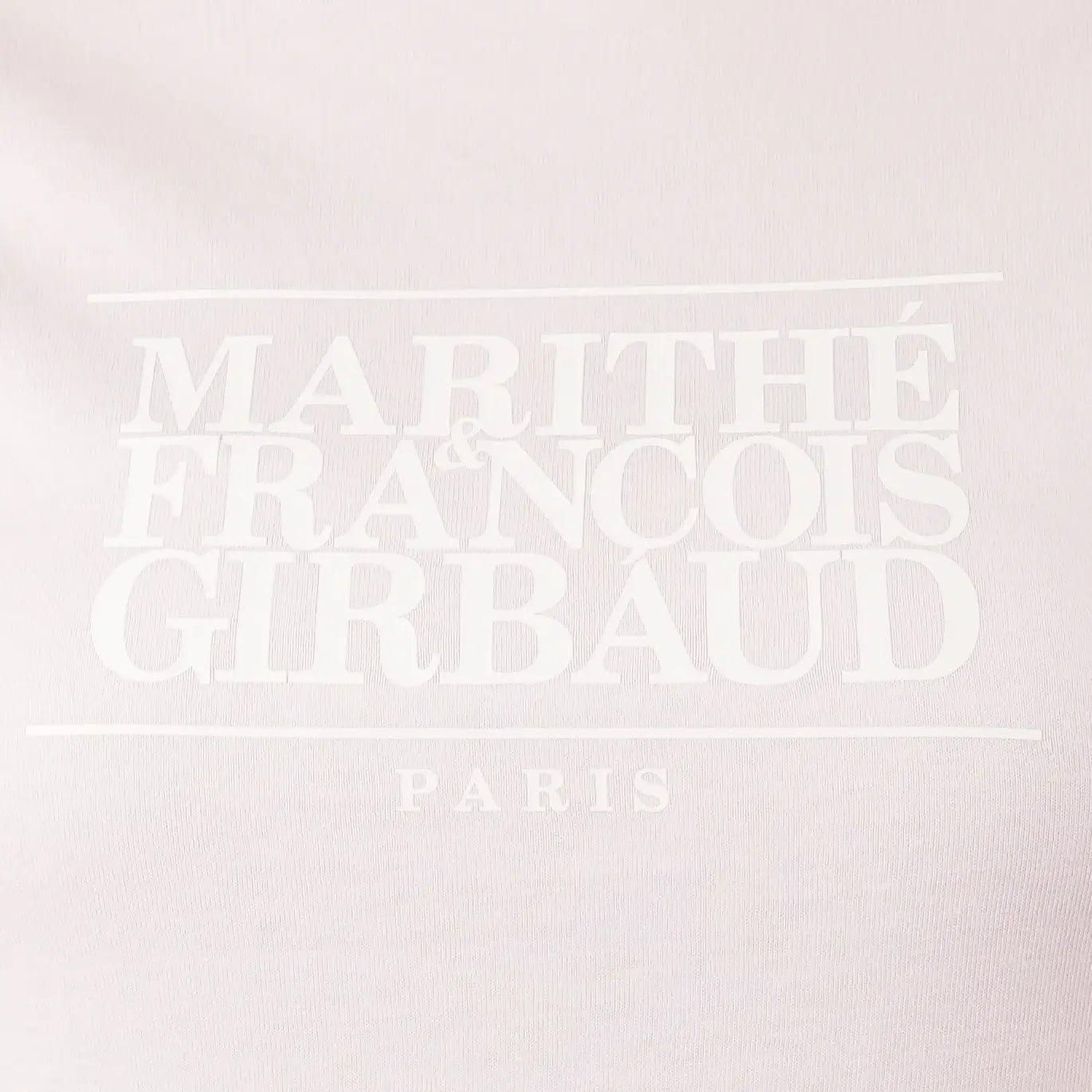 Marithe Francois Girbaud Classic Logo Crop Light Pink Tee