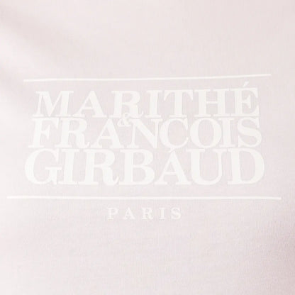 Marithe Francois Girbaud Classic Logo Crop Light Pink Tee