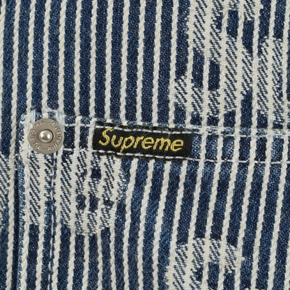 Supreme Denim Chore Trucker Jacket Stripe SS24