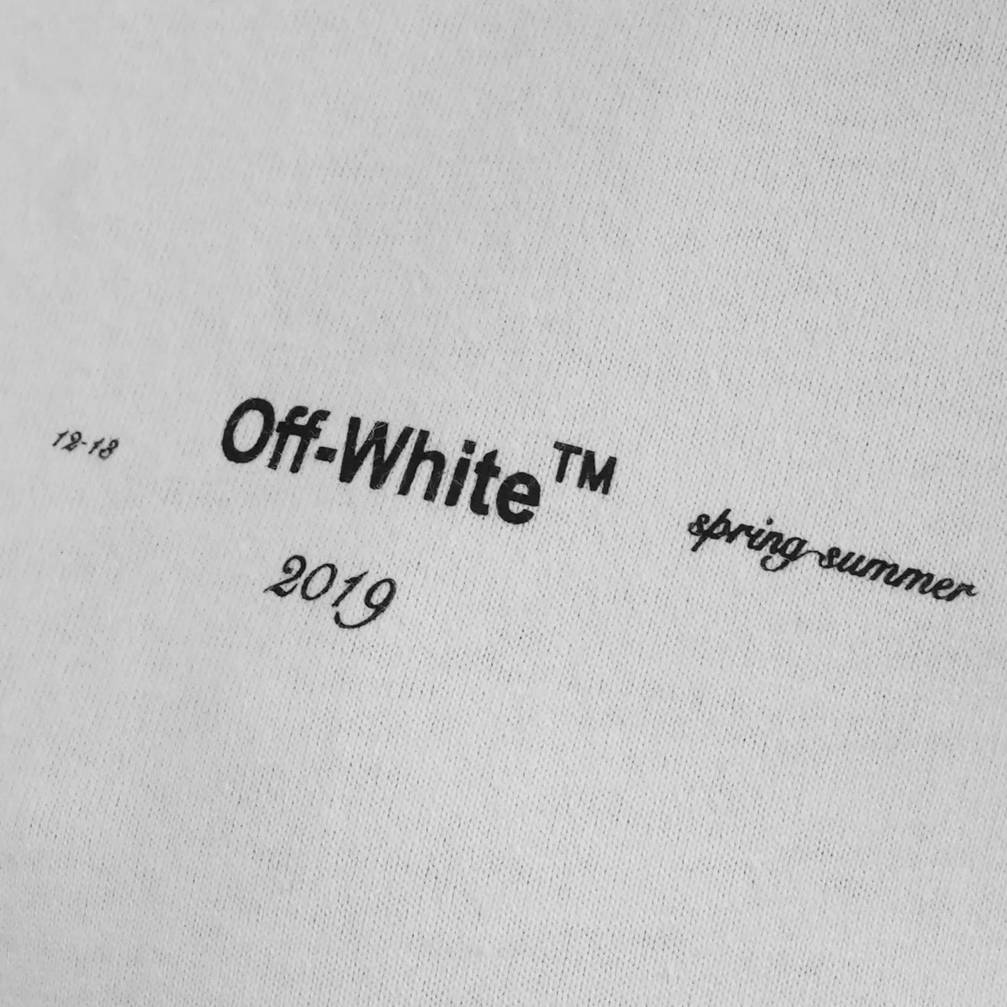 OFF WHITE COLORED ARROW MULTICOLOR WHITE TEE