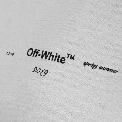 OFF WHITE COLORED ARROW MULTICOLOR WHITE TEE