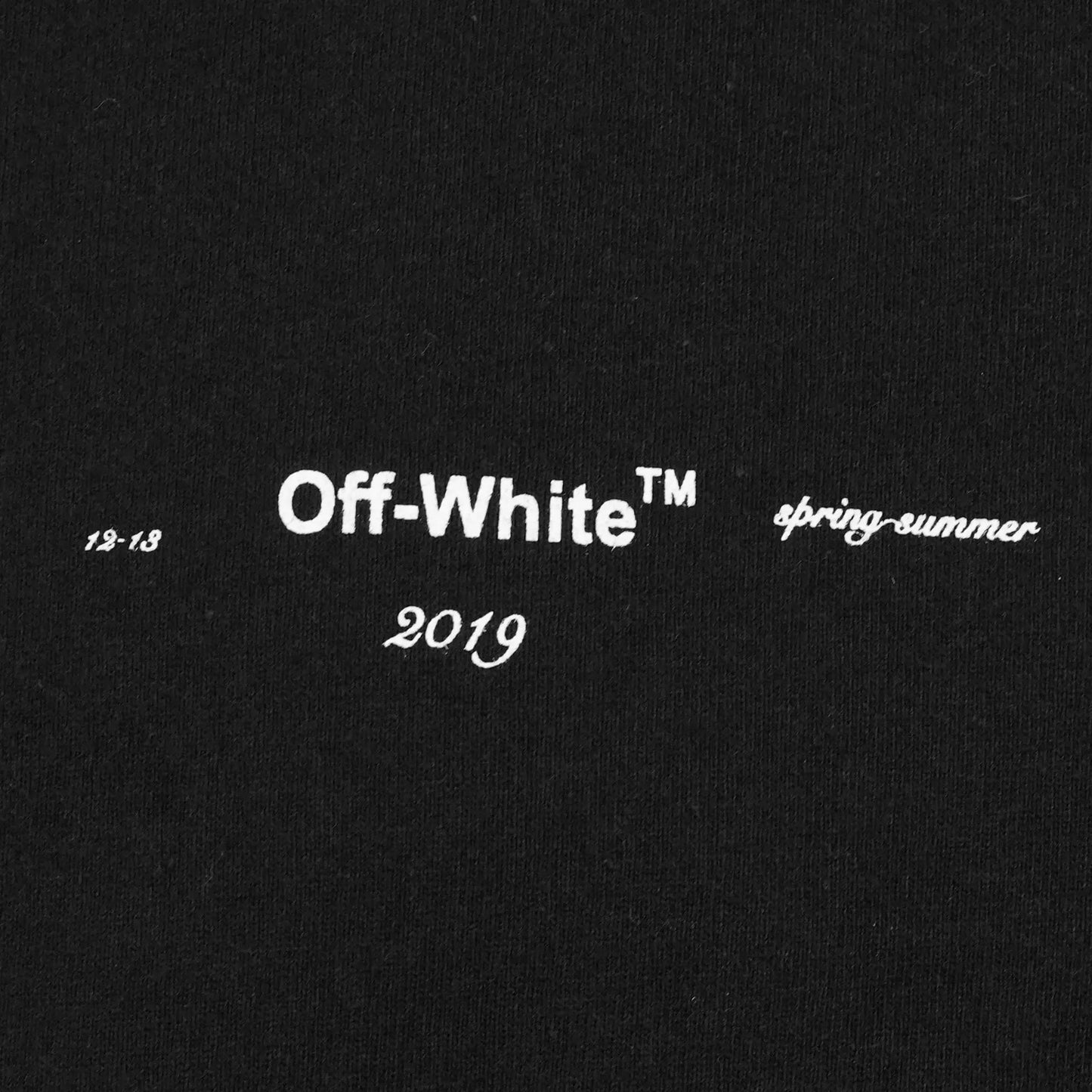 OFF WHITE COLORED ARROW MULTICOLOR BLACK TEE