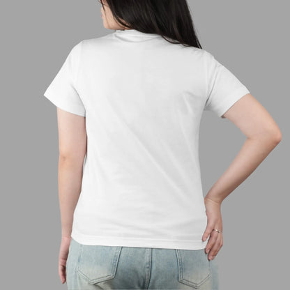 Marithe Francois Girbaud Classic Logo White Tee Women