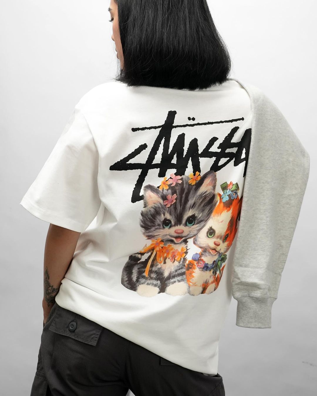 Stussy Kittens White Tee