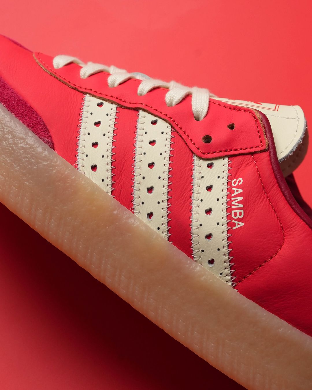 Adidas Sambae Scarlet Red Love